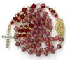 ruby holy rosary, japa, mantra, prayer beads, sanskrit, chanting